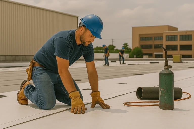 Commercial roofing services - Professional business and industrial roofing