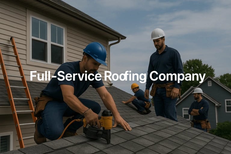 Full service roofing company - Professional roofing services